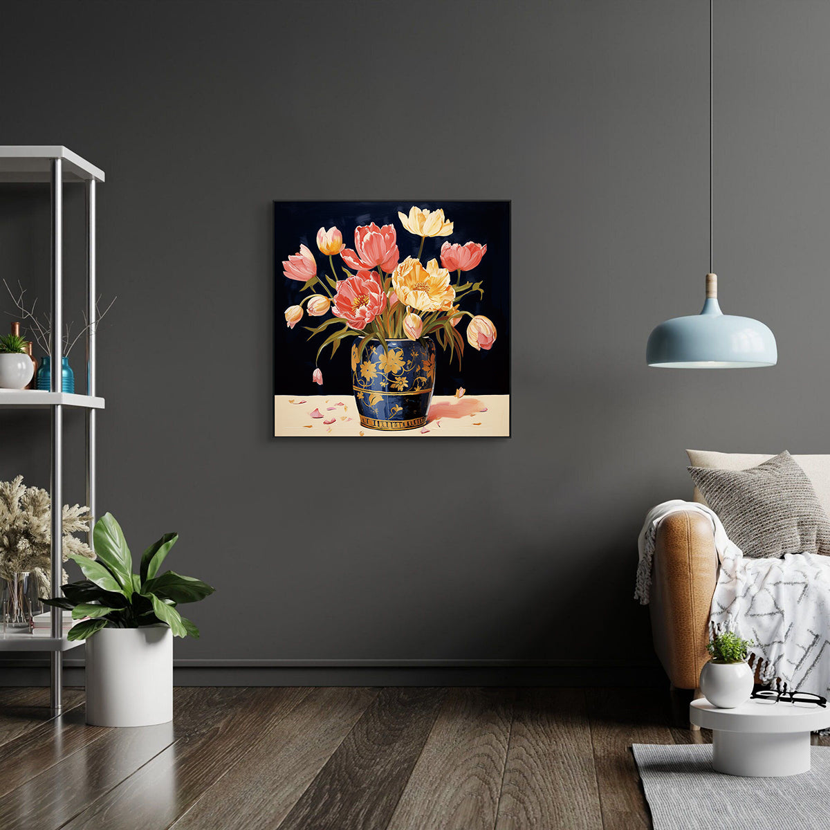 Blooming Grace Floral Painting #PH0129（49）