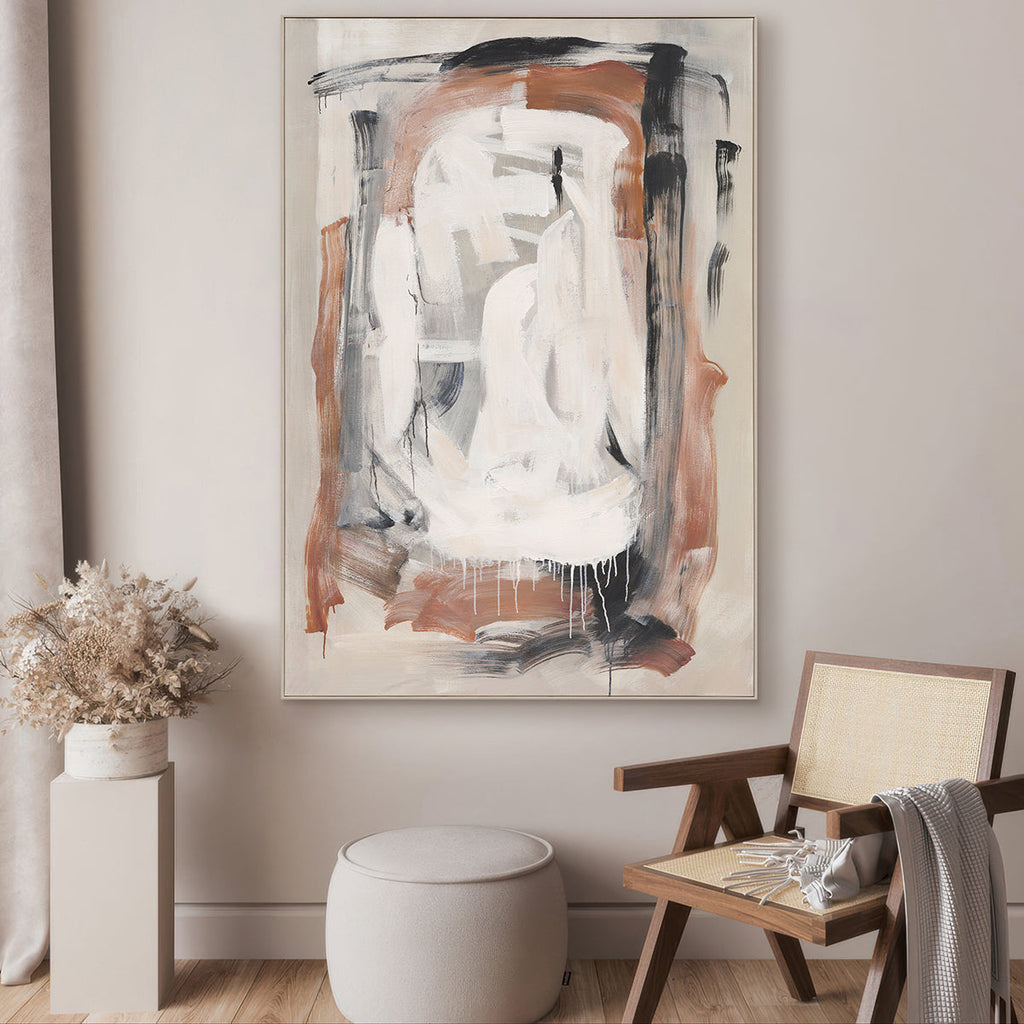 Flowing Hues  Abstract Texture Art #R2550