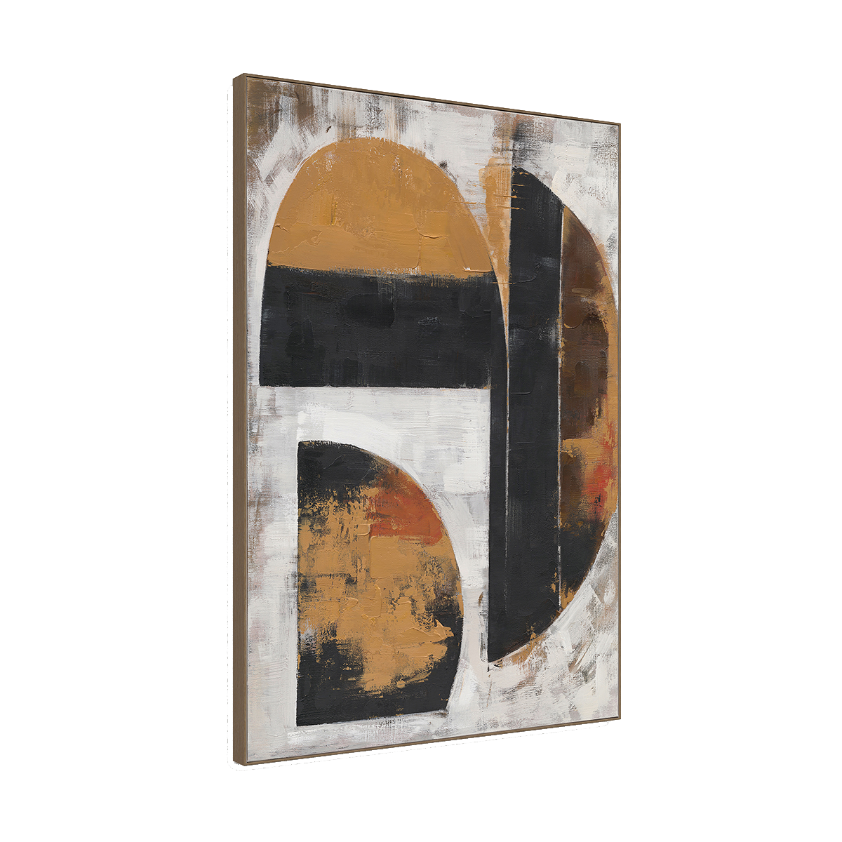 Between Light & Shadow  Geometric Abstract Art #R2553