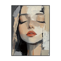 Silent Grace Abstract Portrait of a Woman #RDX3（27）