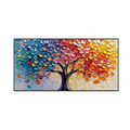 Spectrum Harmony Abstract Tree Painting #REX2 (484)