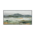 Whispered Peaks Textured Landscape Painting #RHK7