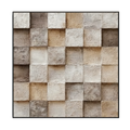 Stone Harmony Neutral Textured Abstract Painting #RIK1