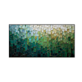 Emerald Mosaic Textured Abstract Painting #RIS2 (314)