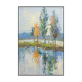 Whispering Reflections Landscape Painting #RIS2 (345)
