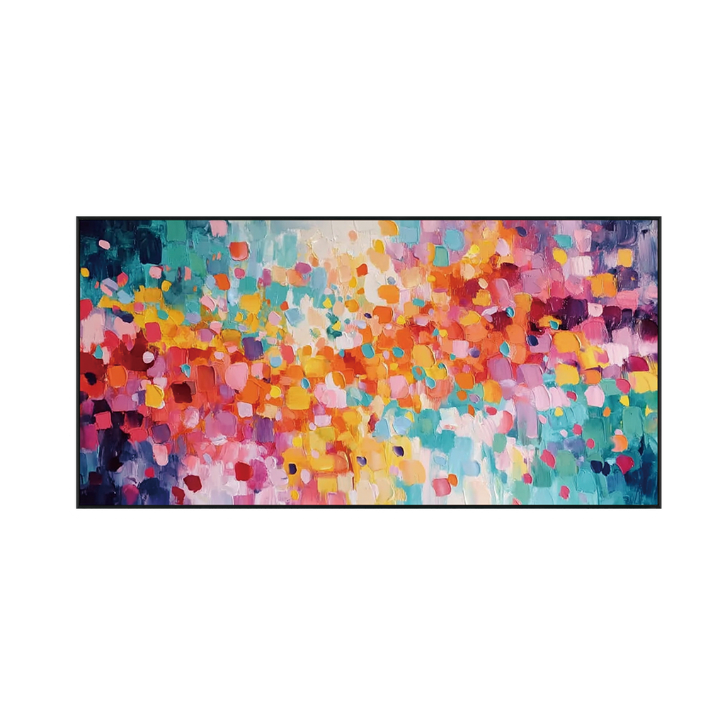 Vibrant Bloom Abstract Color Painting #RIS2 (357)