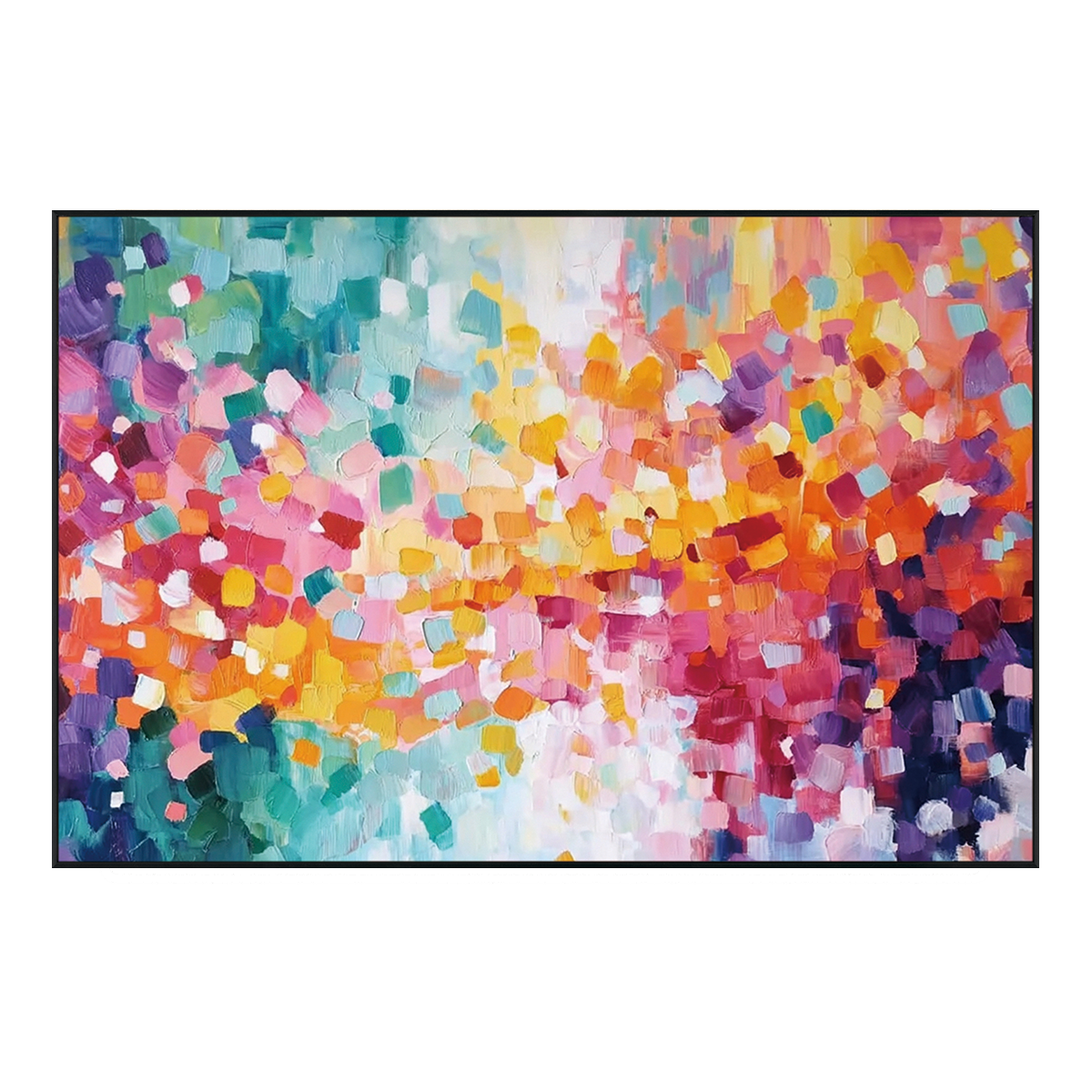 Radiant Harmony Abstract Color Painting #RIS2 (358)