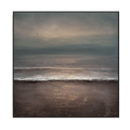 Twilight Shore Ocean Horizon Painting #RIX1
