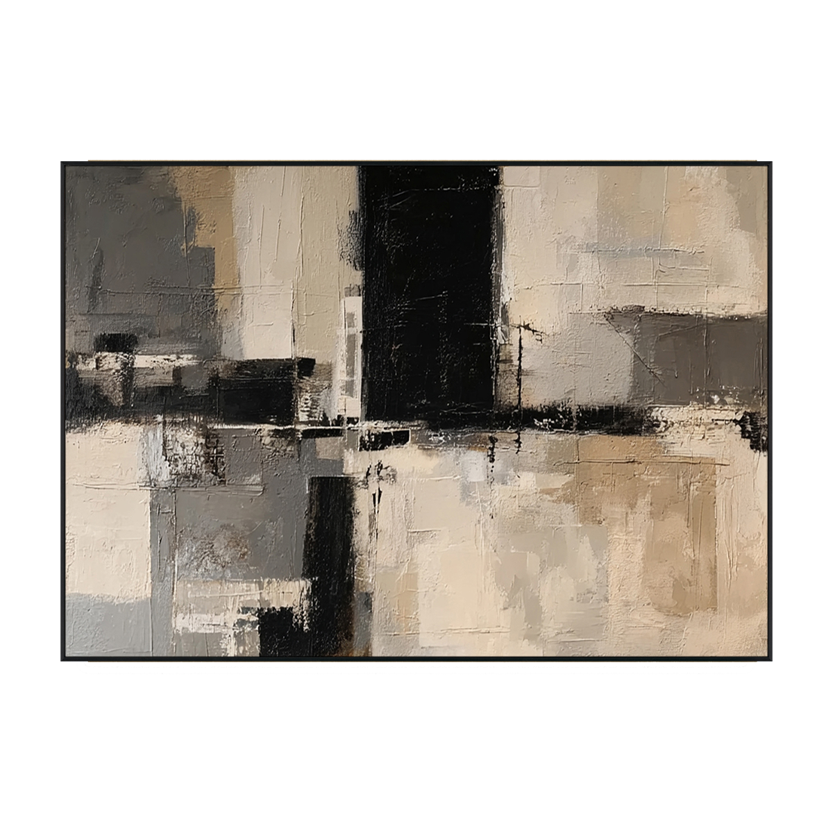 Urban Silence Abstract Painting #RIX1 (376)