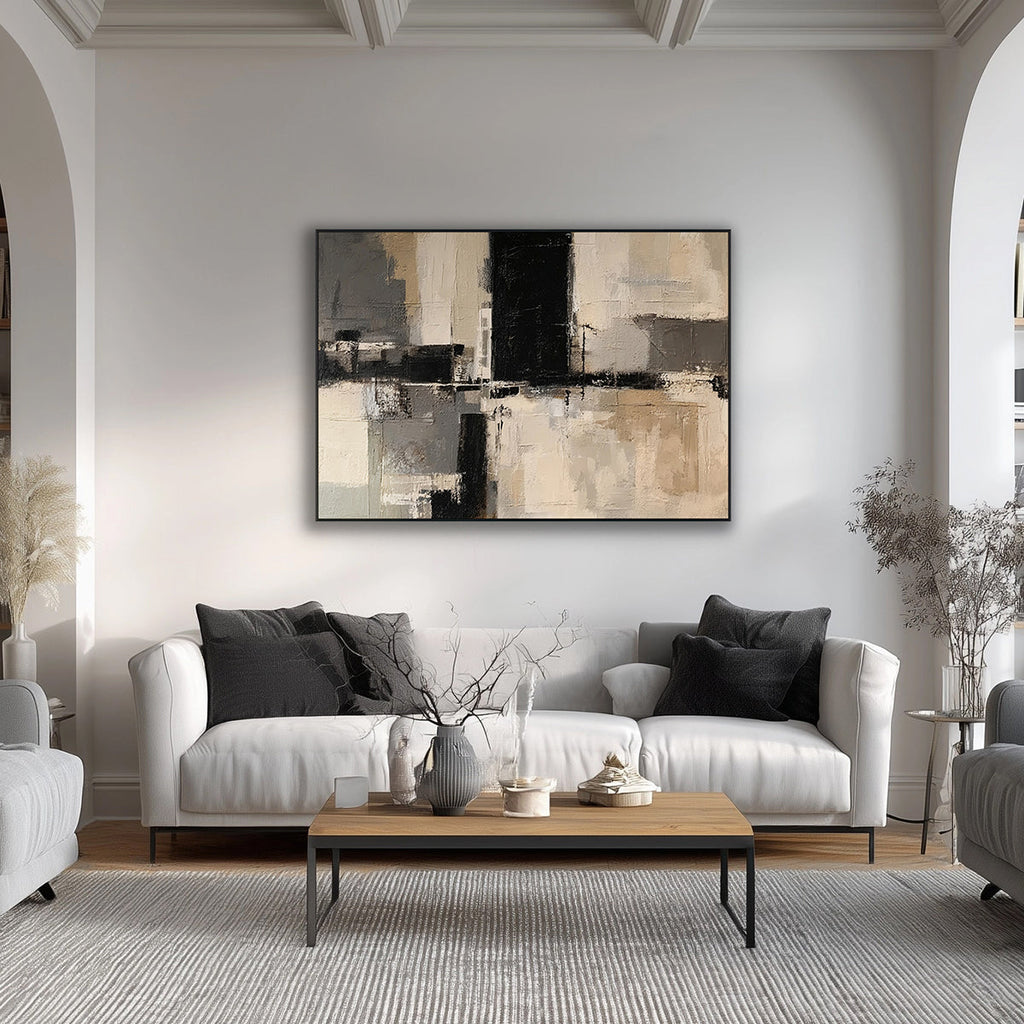 Urban Silence Abstract Painting #RIX1 (376)