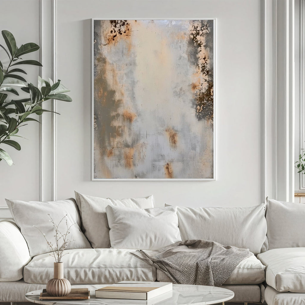 Weathered Rust – Industrial Abstract Texture Painting