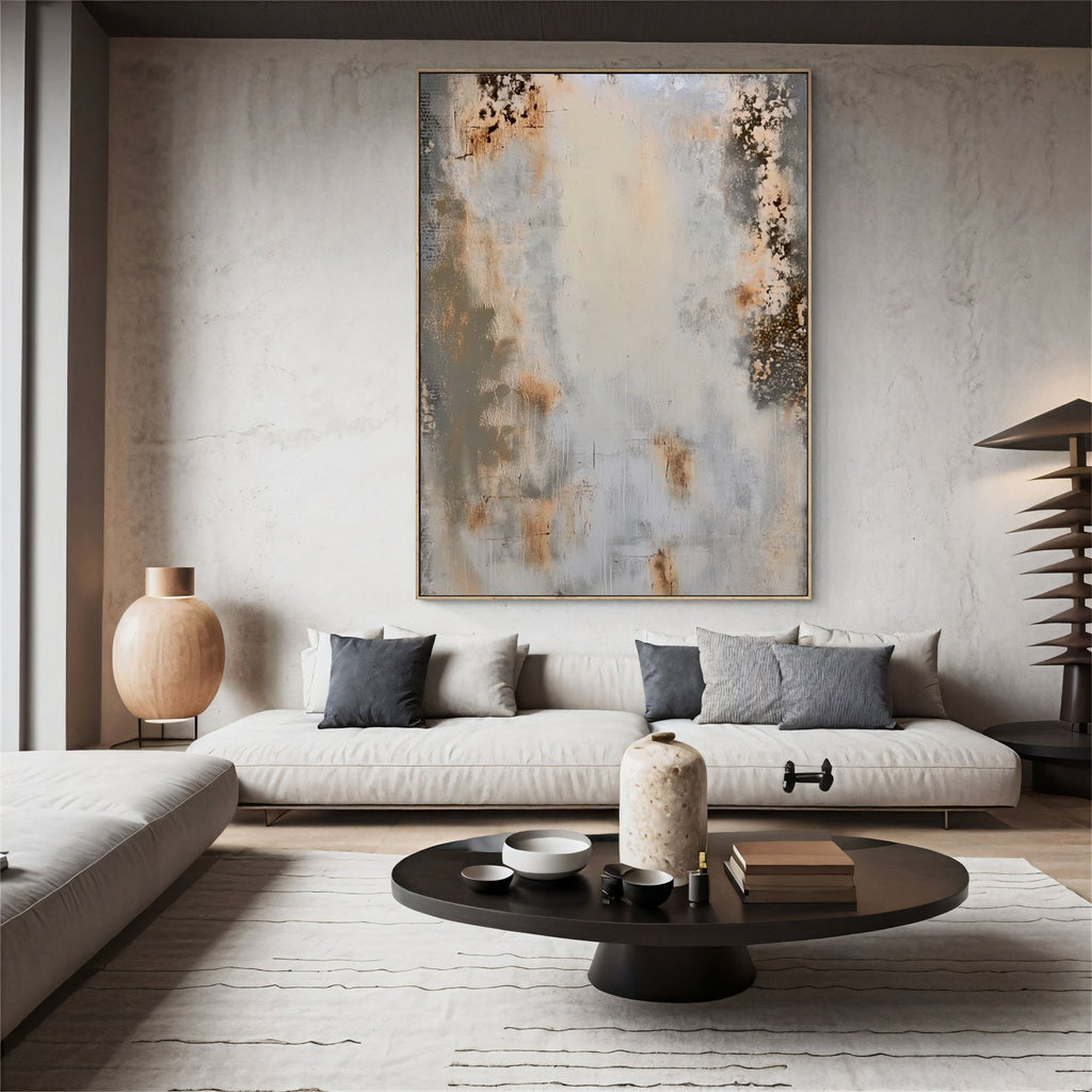 Weathered Rust – Industrial Abstract Texture Painting