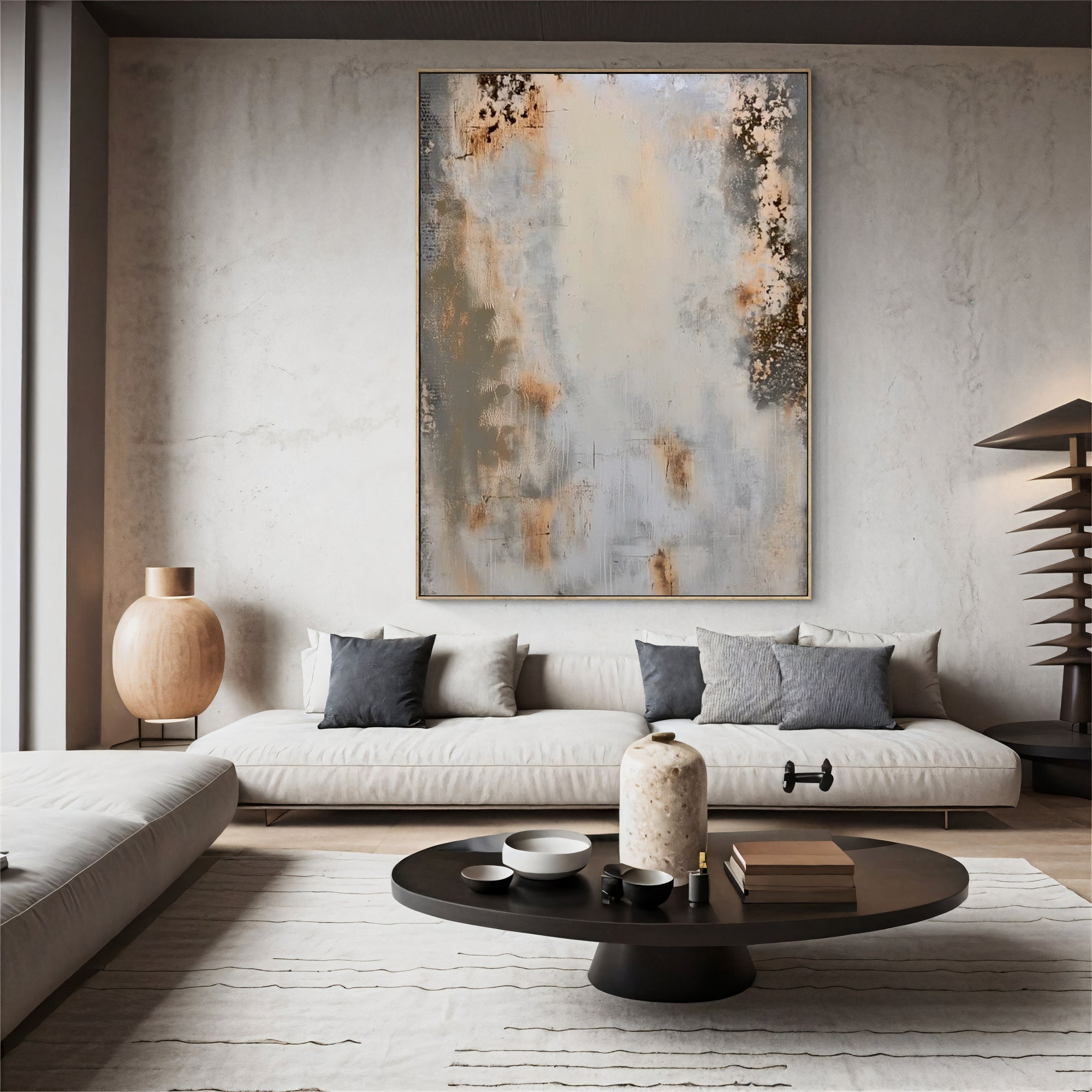 Weathered Rust – Industrial Abstract Texture Painting