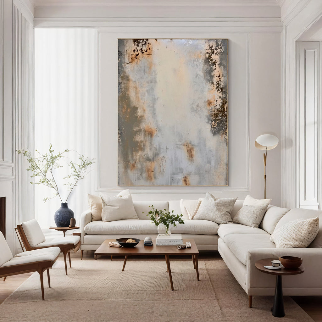 Weathered Rust – Industrial Abstract Texture Painting