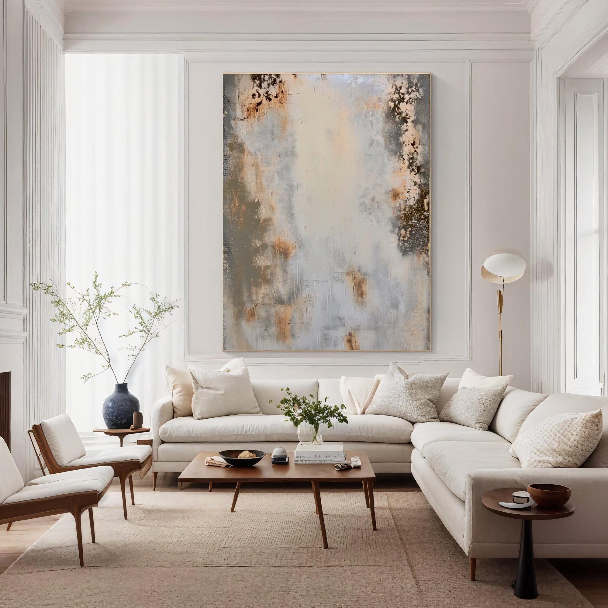 Weathered Rust – Industrial Abstract Texture Painting