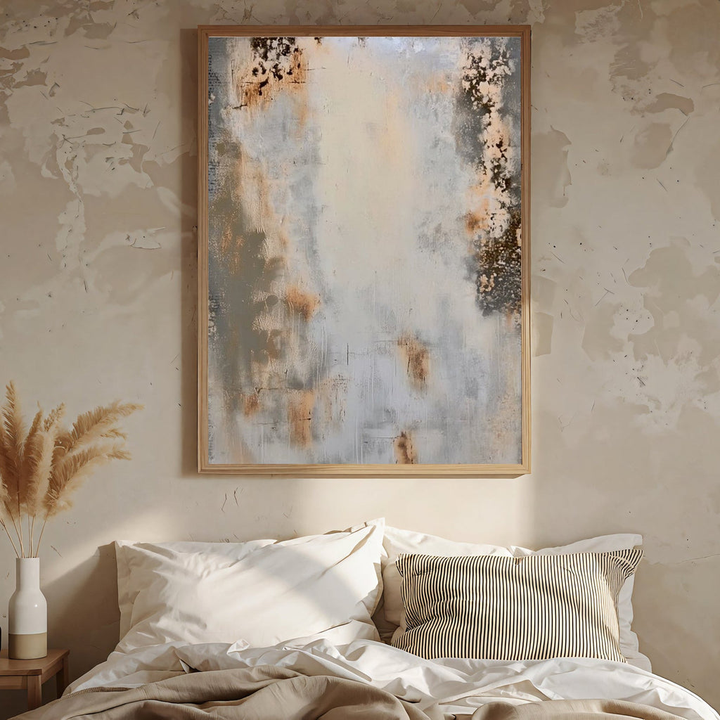 Weathered Rust – Industrial Abstract Texture Painting