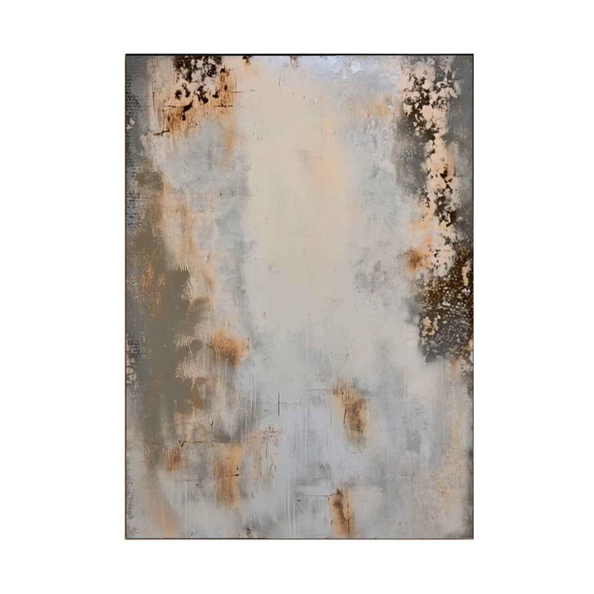 Weathered Rust – Industrial Abstract Texture Painting