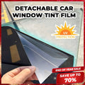 Universal Reduce Infrared Heat & Block UV by 99% Removable Window Tint Film for Cars - DIY Cut for Multiple Shapes