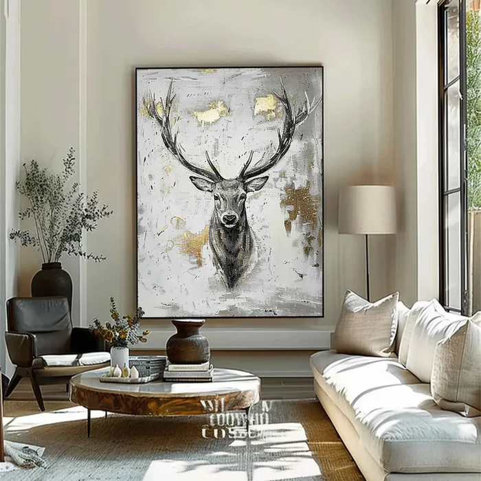 Textured Animal Painting