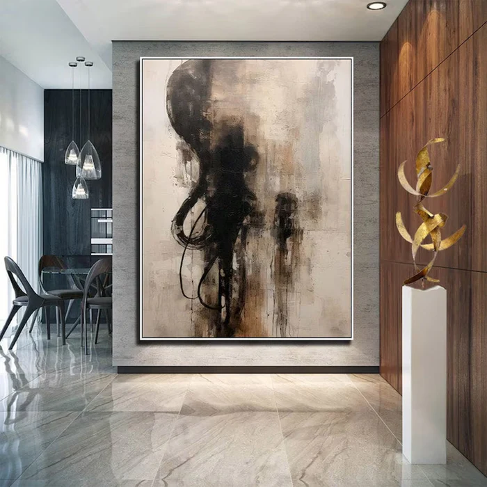 Echo of Shadows Abstract Painting