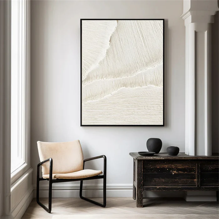 Whisper Texture Minimalist Painting
