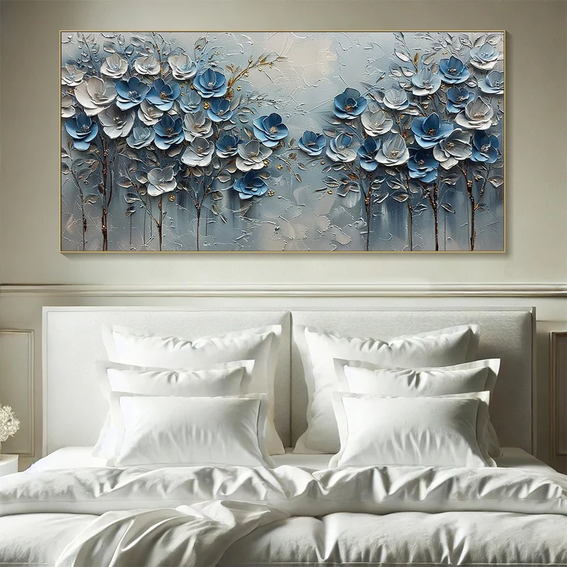 Textured Floral Painting