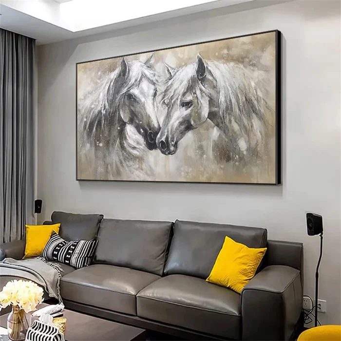 Soul Bond Horse Abstract Painting