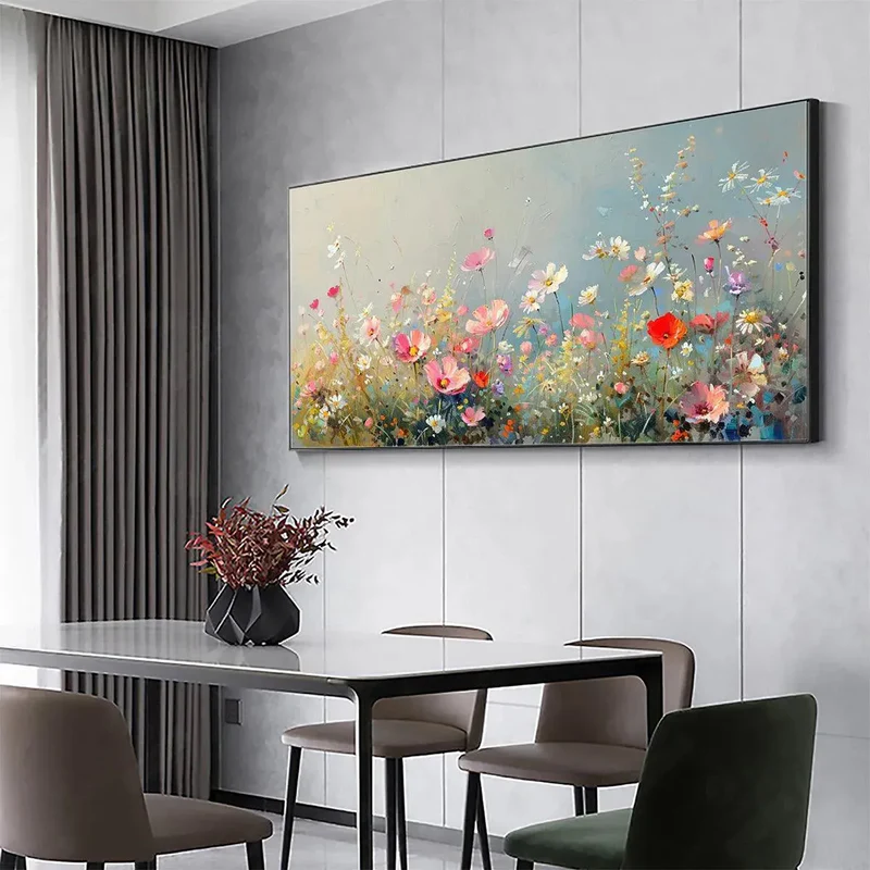 Wildflower Textured Painting