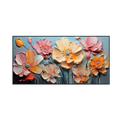 Bloom Harmony Textured Floral Painting
