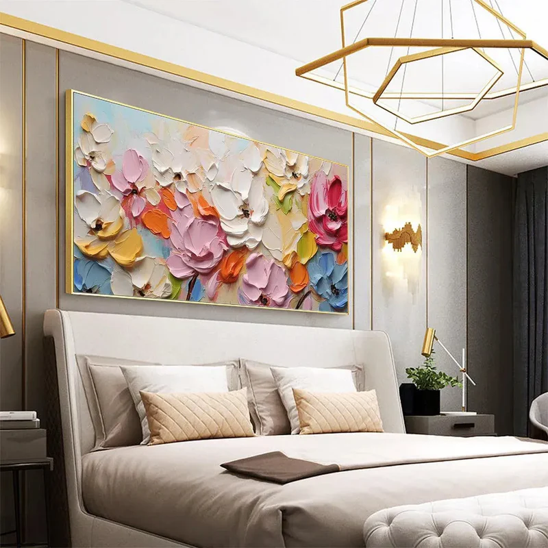 Bloom Symphony Colorful Floral Painting