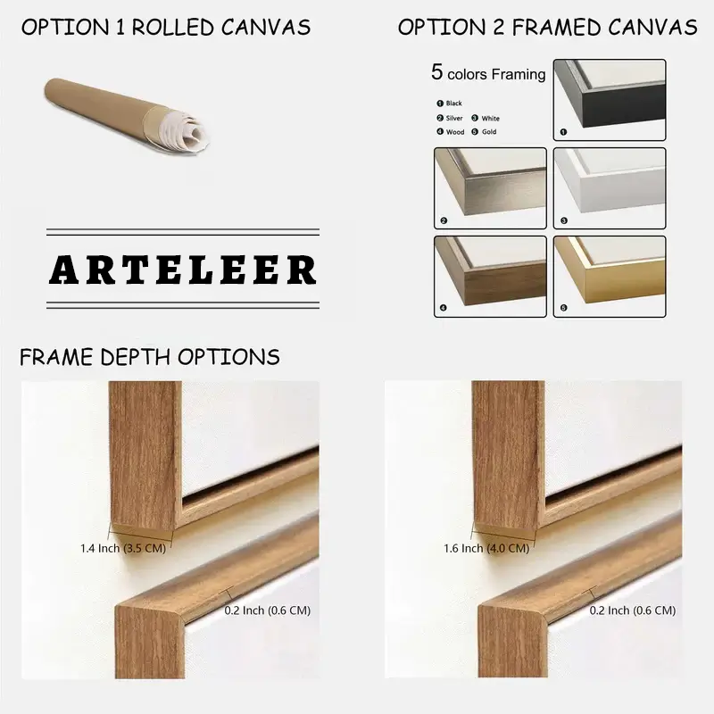 Brown Abstract Linear Geometric #R1015