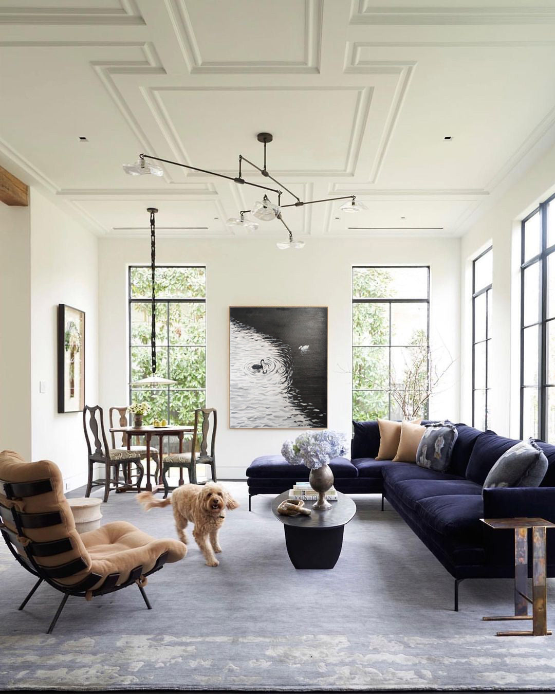 Yin & Yang: A Minimalist Black and White Wall Art for Office Decor