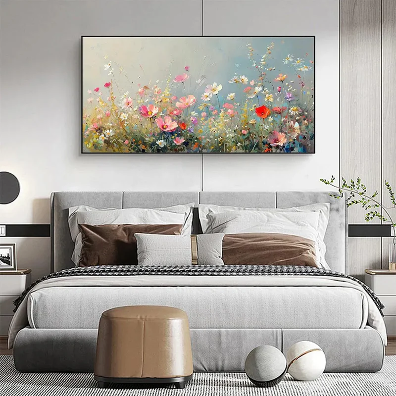 Wildflower Textured Painting