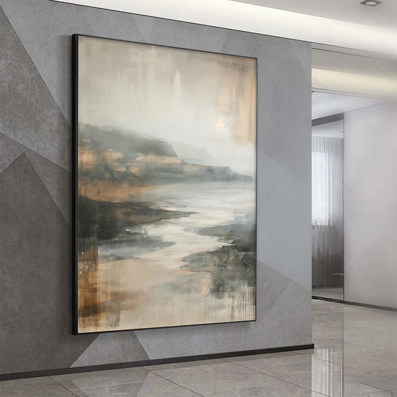 Whispers of the Bay Mist Landscape Painting