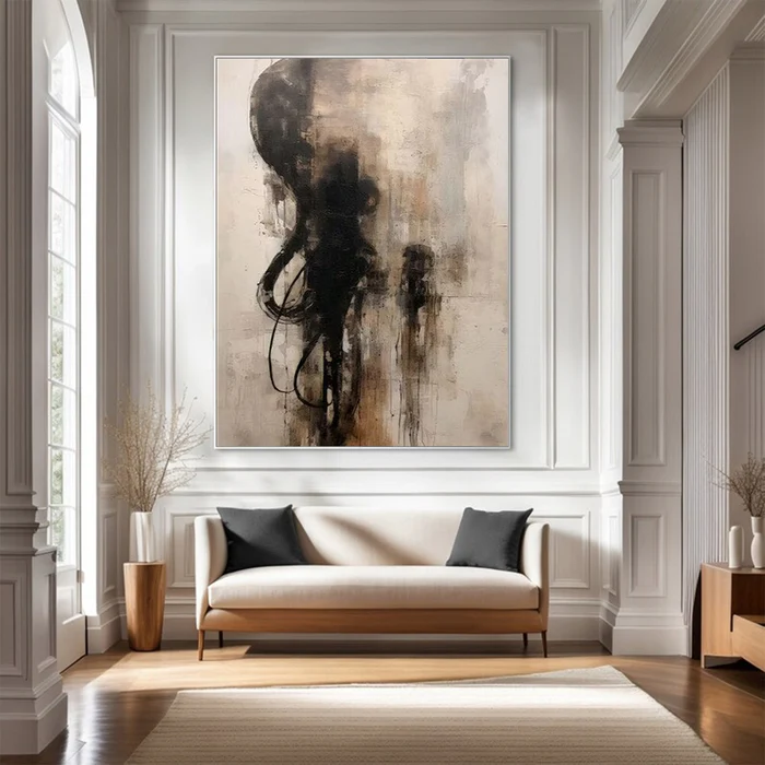 Echo of Shadows Abstract Painting