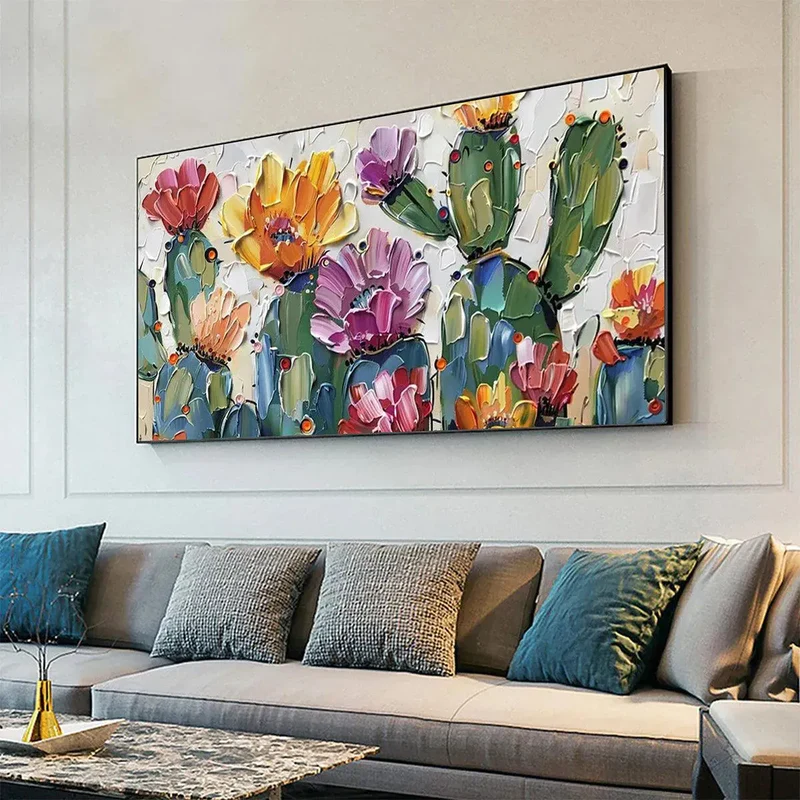 Colorful Desert Flower Painting