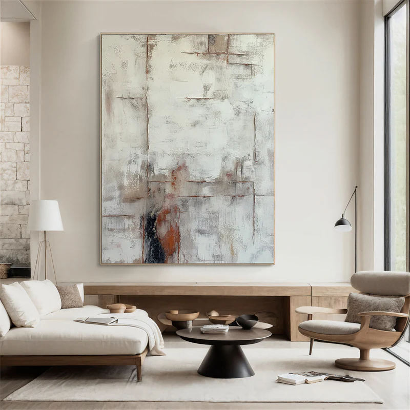 Silent Patina Abstract Painting