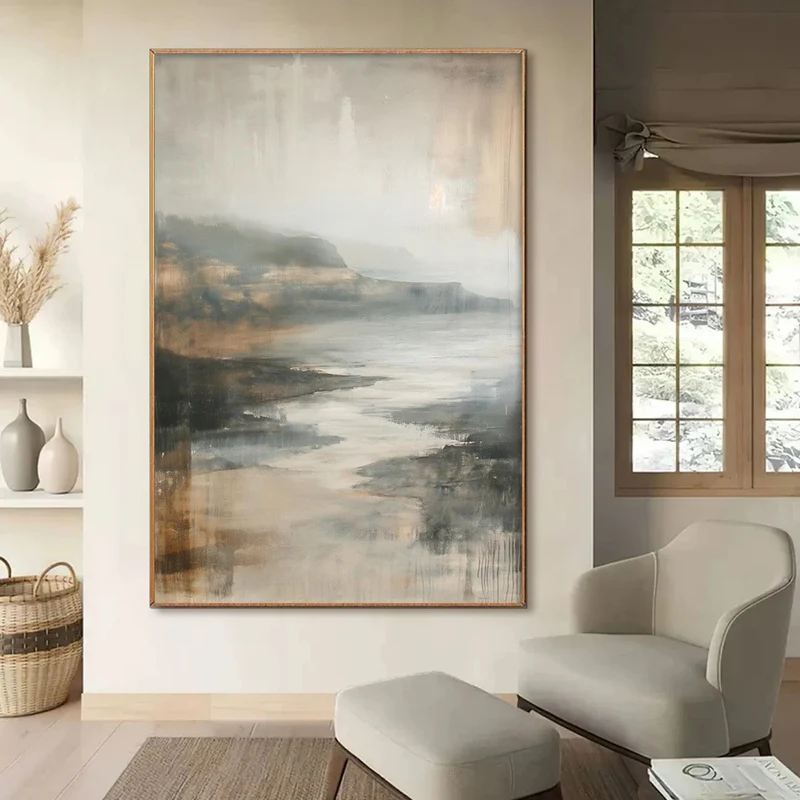 Whispers of the Bay Mist Landscape Painting