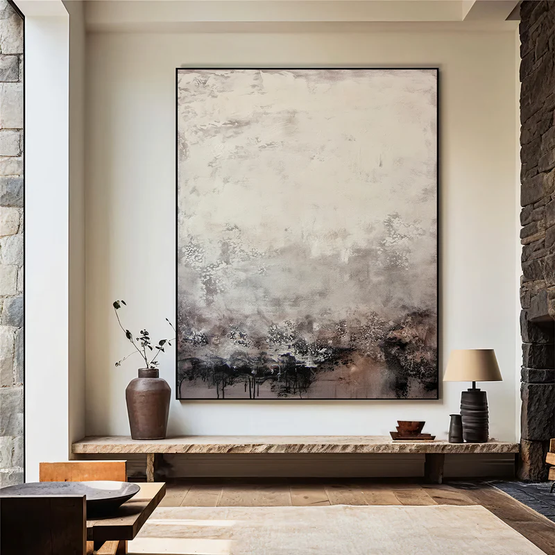 Fading Horizon Abstract Painting