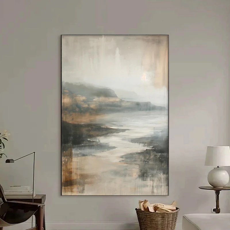 Whispers of the Bay Mist Landscape Painting