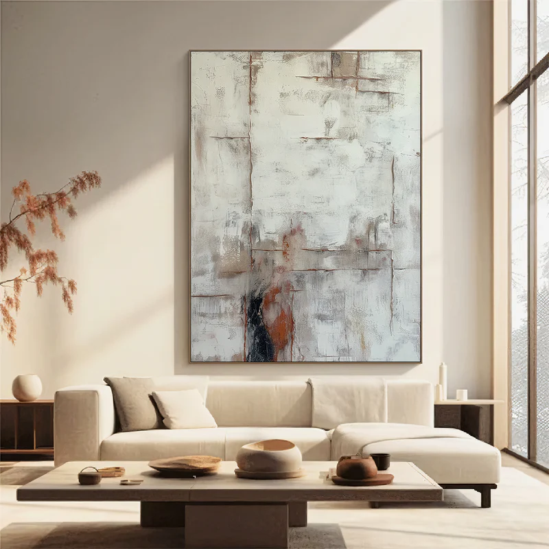 Silent Patina Abstract Painting