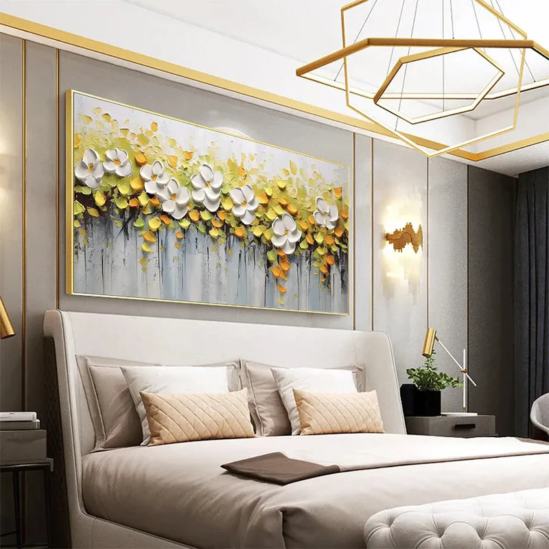 Textured Floral Wall Art