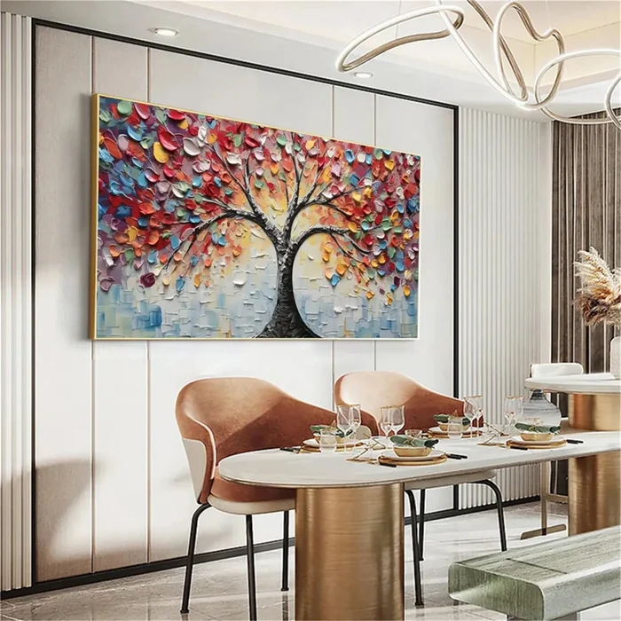 Blooming Harmony Tree Painting