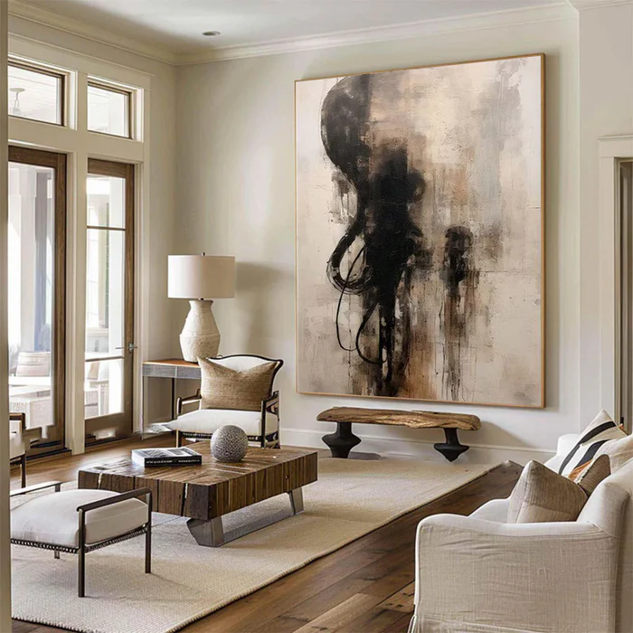 Echo of Shadows Abstract Painting