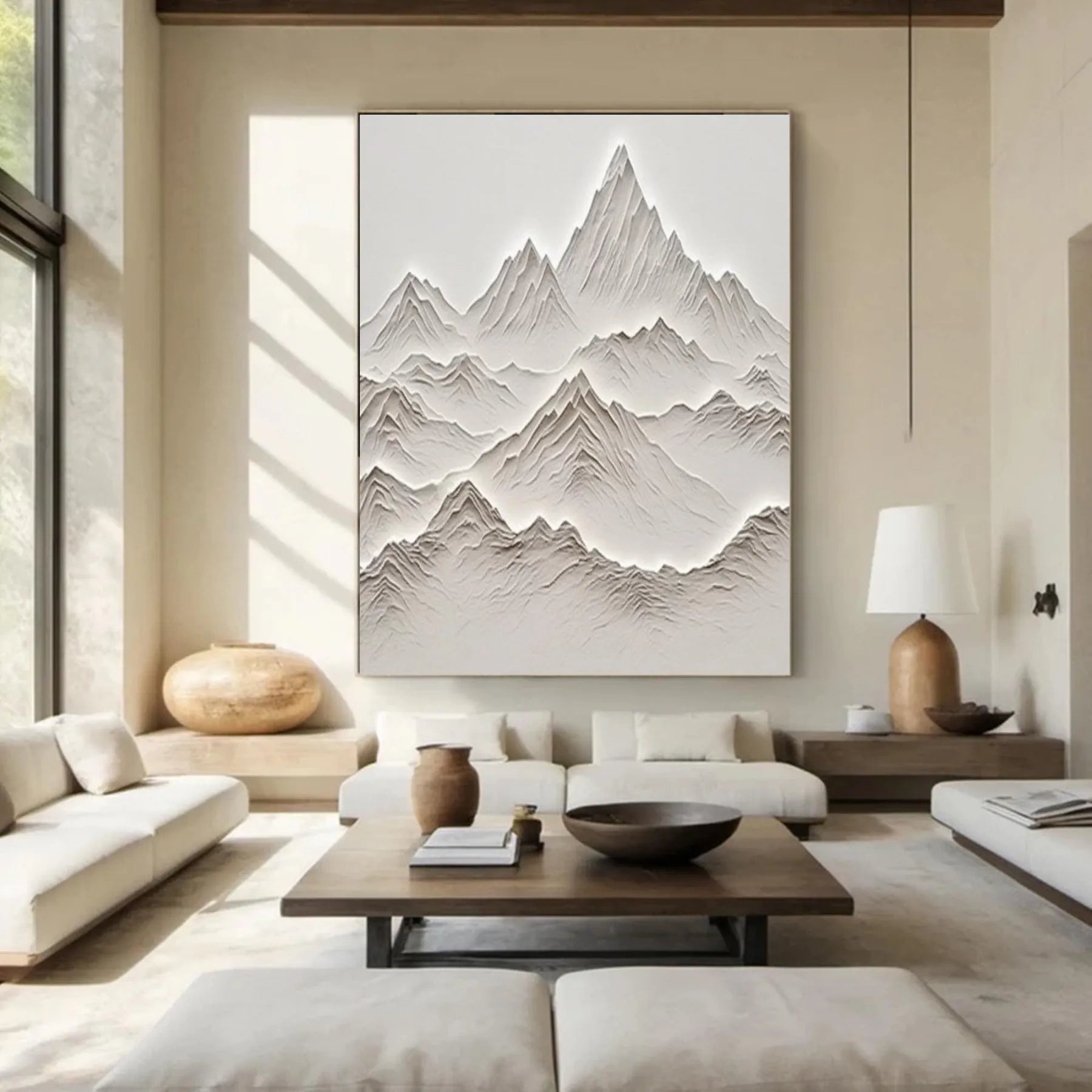 Majestic Distant Mountains