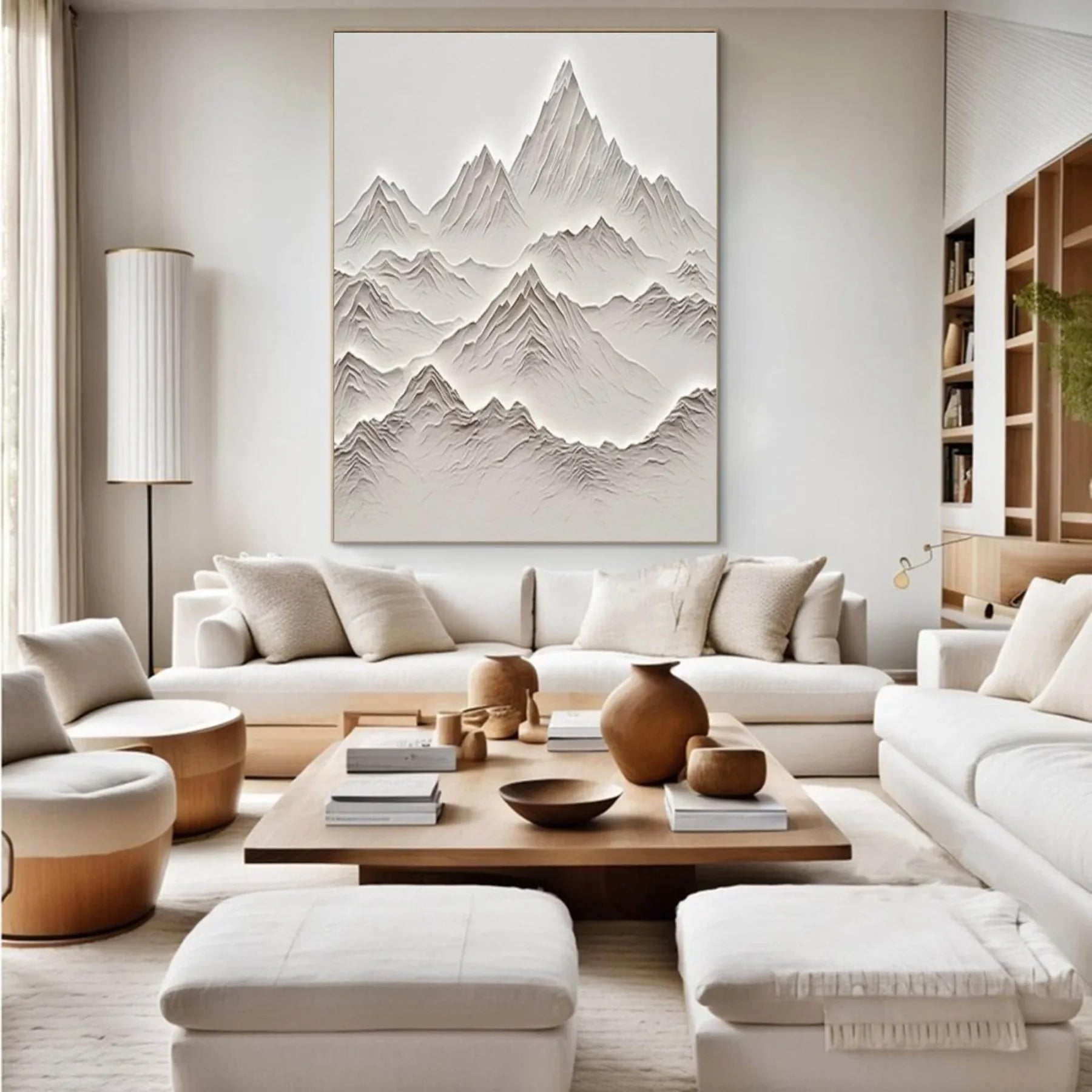 Majestic Distant Mountains