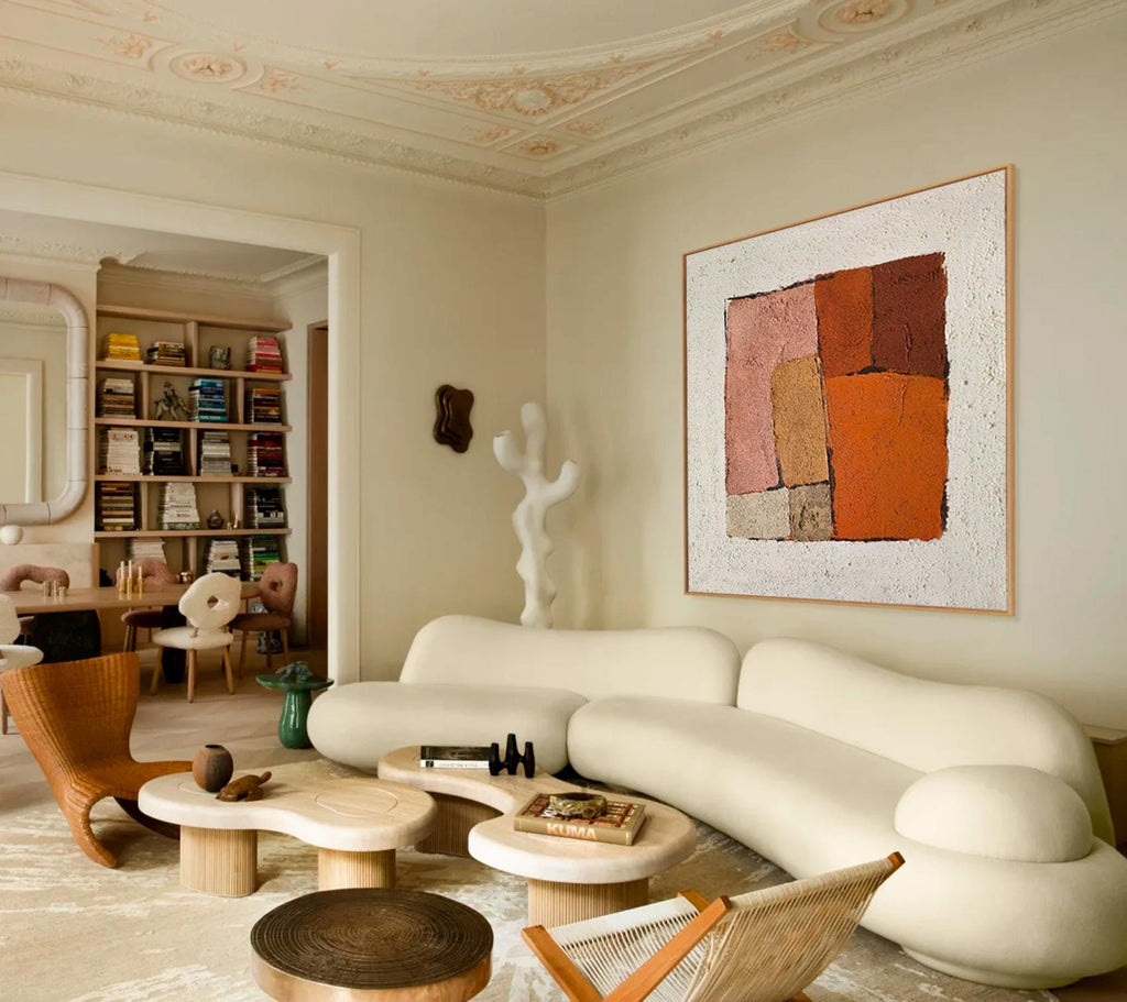 Earthbound Terra Textured Abstract Painting