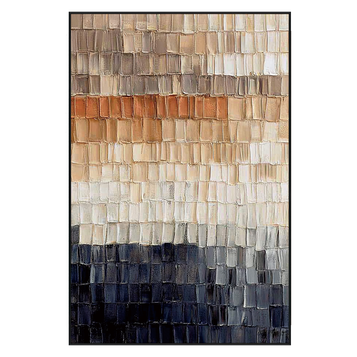 Earth Layers Textured Abstract Painting #RAS7